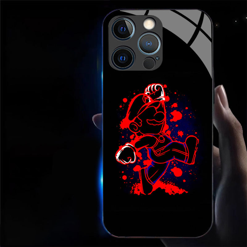 Mario LED Glowing Phone Case