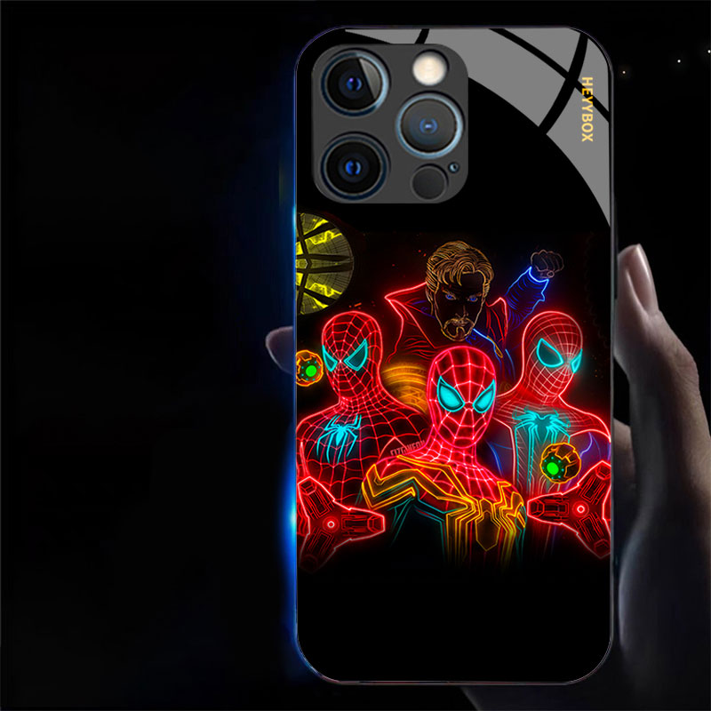 Spiderman LED Glowing Phone Case