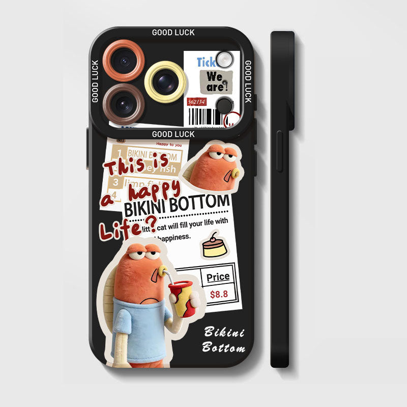 Bikini Bottom Background Fish Phone Case