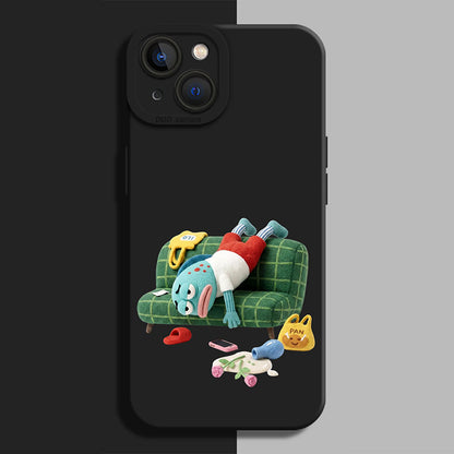Bikini Bottom Background Fish Phone Case