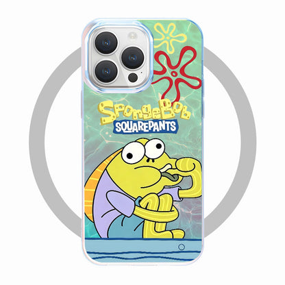 Bikini Bottom Background Fish MagSafe Phone Case