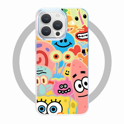 Bikini Bottom Background Fish MagSafe Phone Case