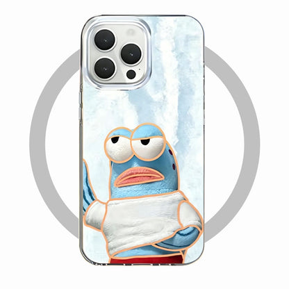 Bikini Bottom Background Fish MagSafe Phone Case
