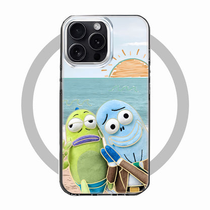 Bikini Bottom Background Fish MagSafe Phone Case