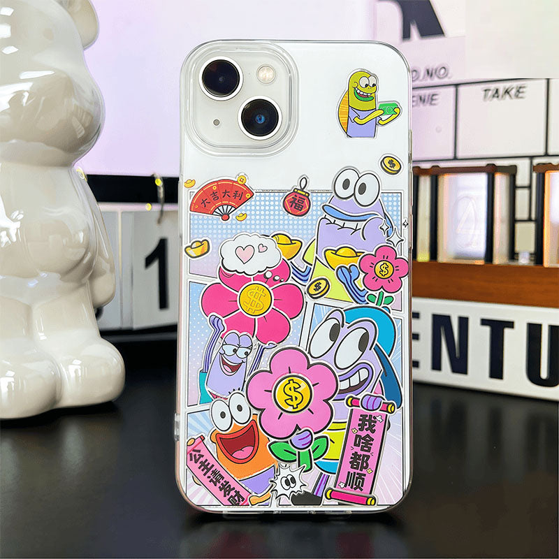 Bikini Bottom Background Fish MagSafe Phone Case