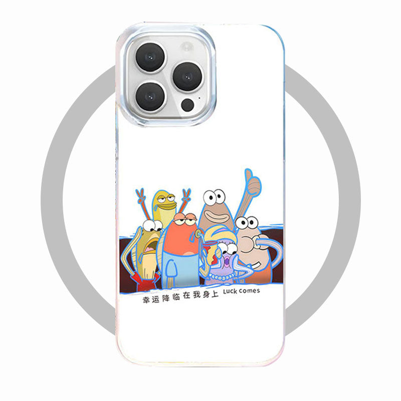 Bikini Bottom Background Fish MagSafe Phone Case