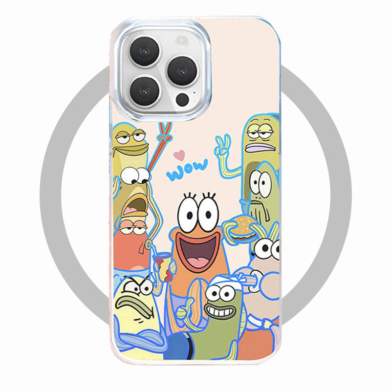 Bikini Bottom Background Fish MagSafe Phone Case