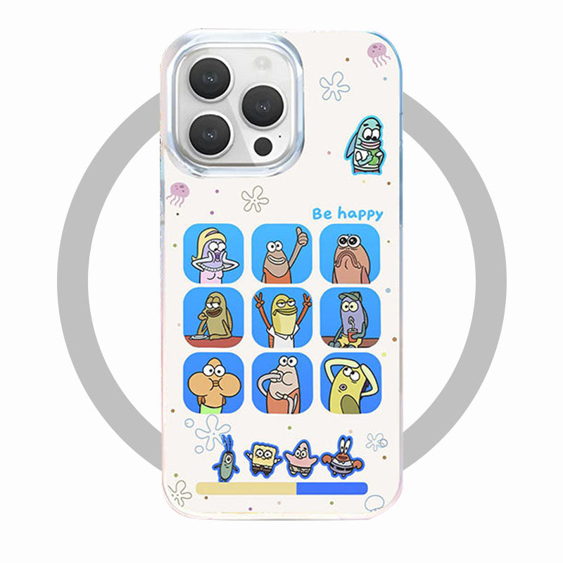Bikini Bottom Background Fish MagSafe Phone Case