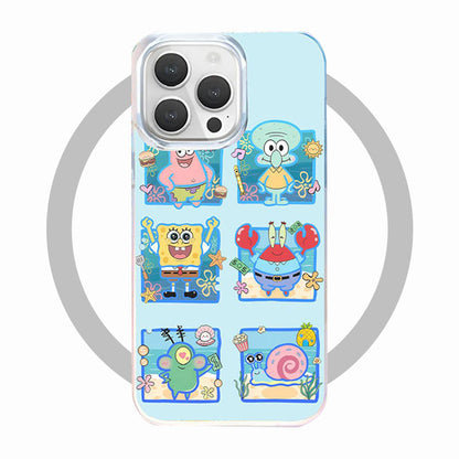 Bikini Bottom Background Fish MagSafe Phone Case