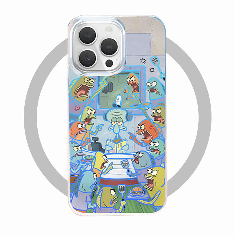 Bikini Bottom Background Fish MagSafe Phone Case
