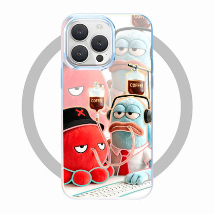 Bikini Bottom Background Fish MagSafe Phone Case