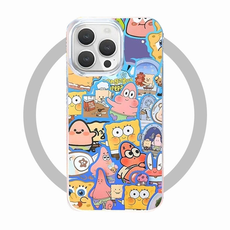 Bikini Bottom Background Fish MagSafe Phone Case