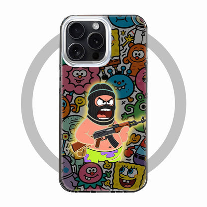 Bikini Bottom Background Fish MagSafe Phone Case