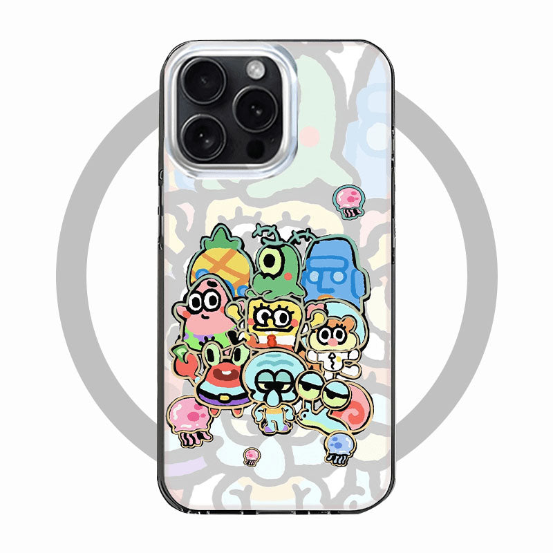 Bikini Bottom Background Fish MagSafe Phone Case