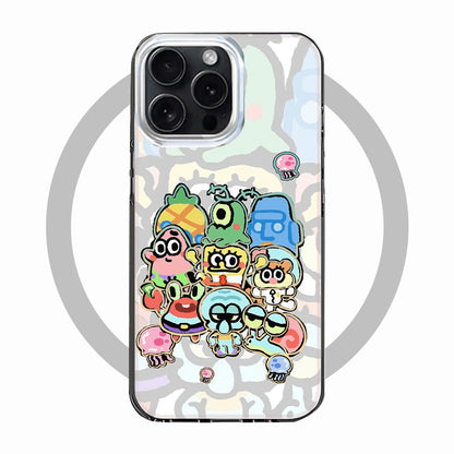 Bikini Bottom Background Fish MagSafe Phone Case