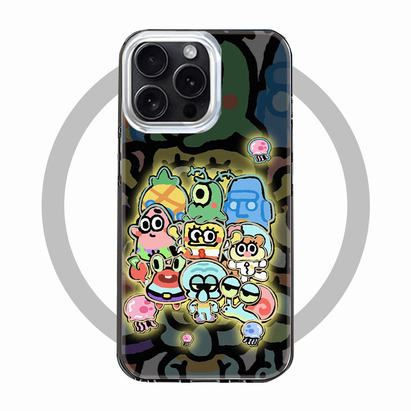 Bikini Bottom Background Fish MagSafe Phone Case