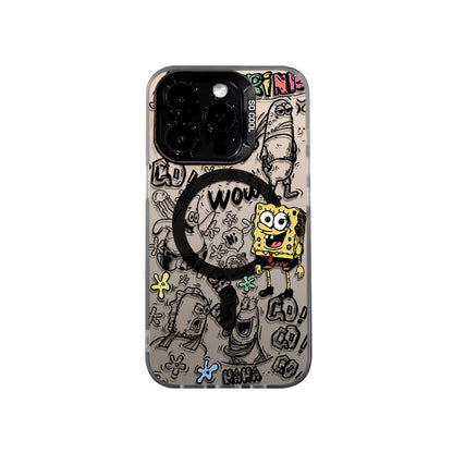 Bikini Bottom Background Fish MagSafe Phone Case